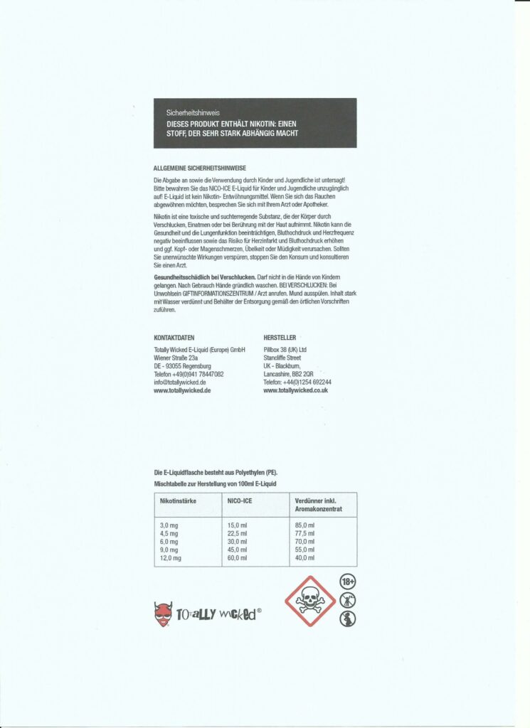20mg Shot 3 x 10m VG – Bild 3